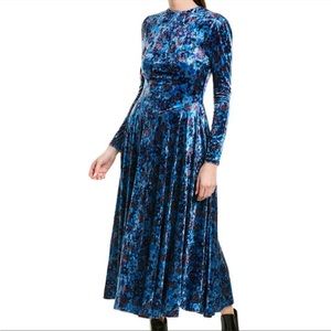 Heartland crushed velvet free people dress